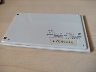 Calcolatrice vintage Sharp Elsimate EL 851
