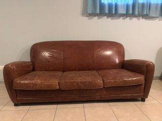 Divani in cuoio 2 posti e 3 posti