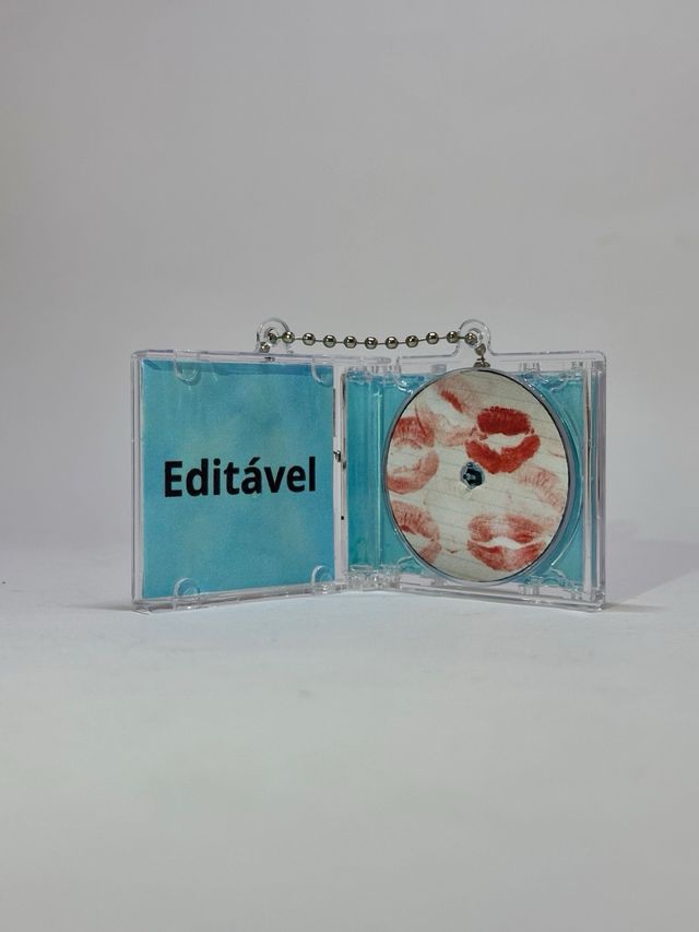 Mini CD Porta chaves