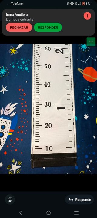 Cinta medidora Tela para colgar