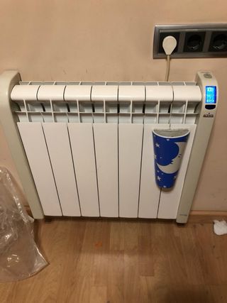 RADIADORES DE CALOR AZUL.