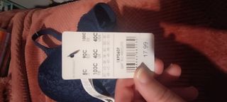 Conjunto encaje azul