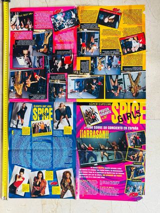 Especial superpop spice girls poster gigante
