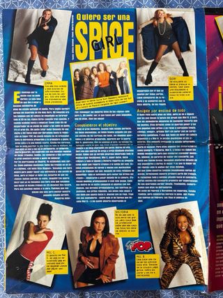 Especial superpop spice girls poster gigante