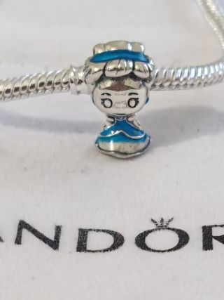 Charm de plata Cenicienta de Disney 