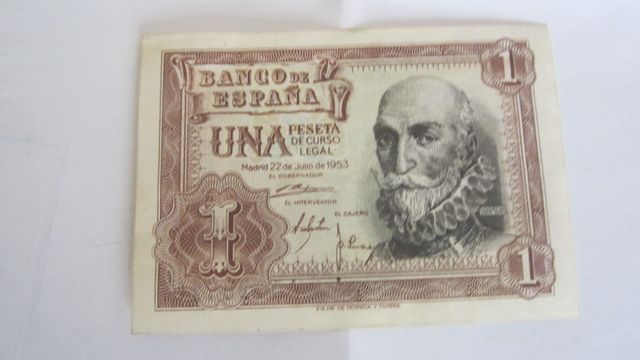 BILLETE DE UNA PESETA 1953 IMPECABLE