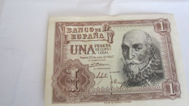 BILLETE DE UNA PESETA 1953 IMPECABLE