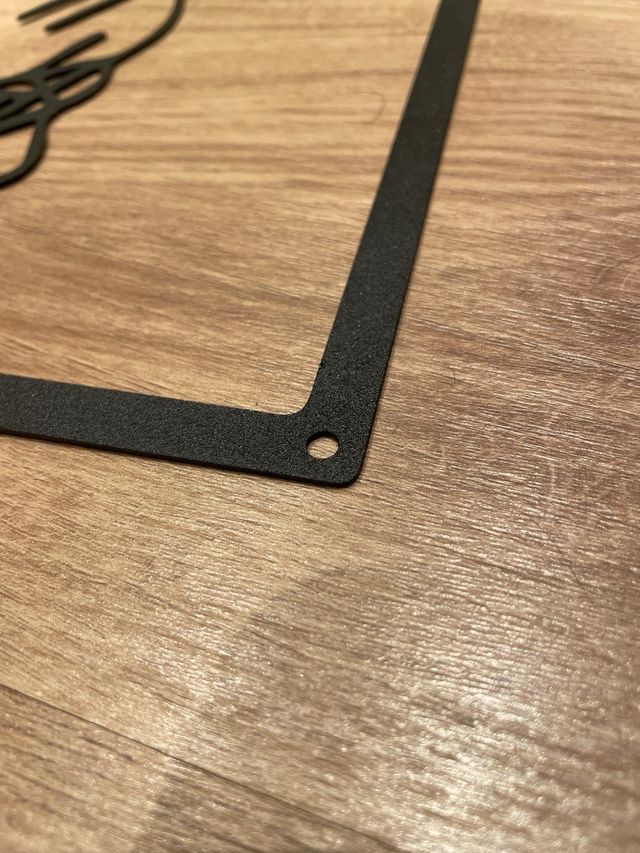 Cuadro silueta metal