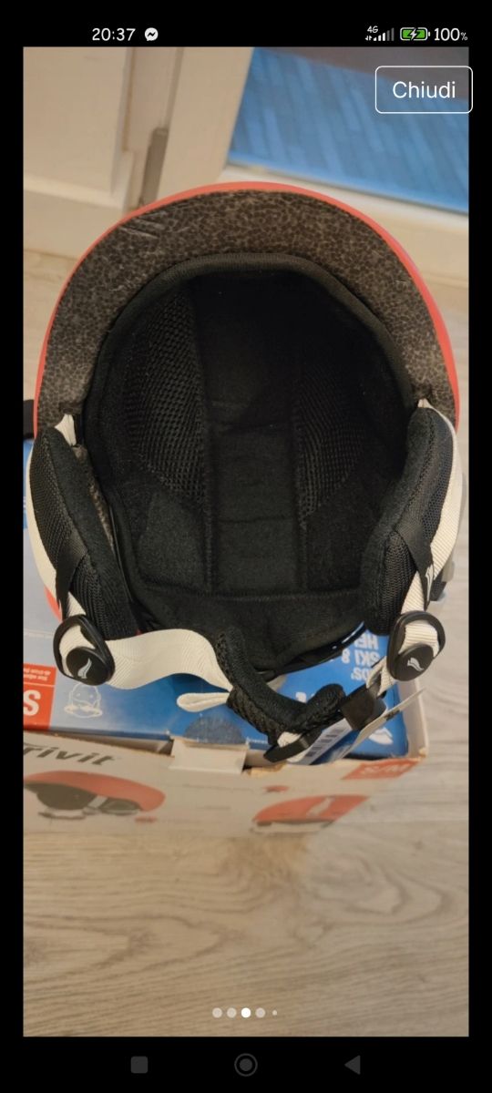 Casco da sci rosa Crivit