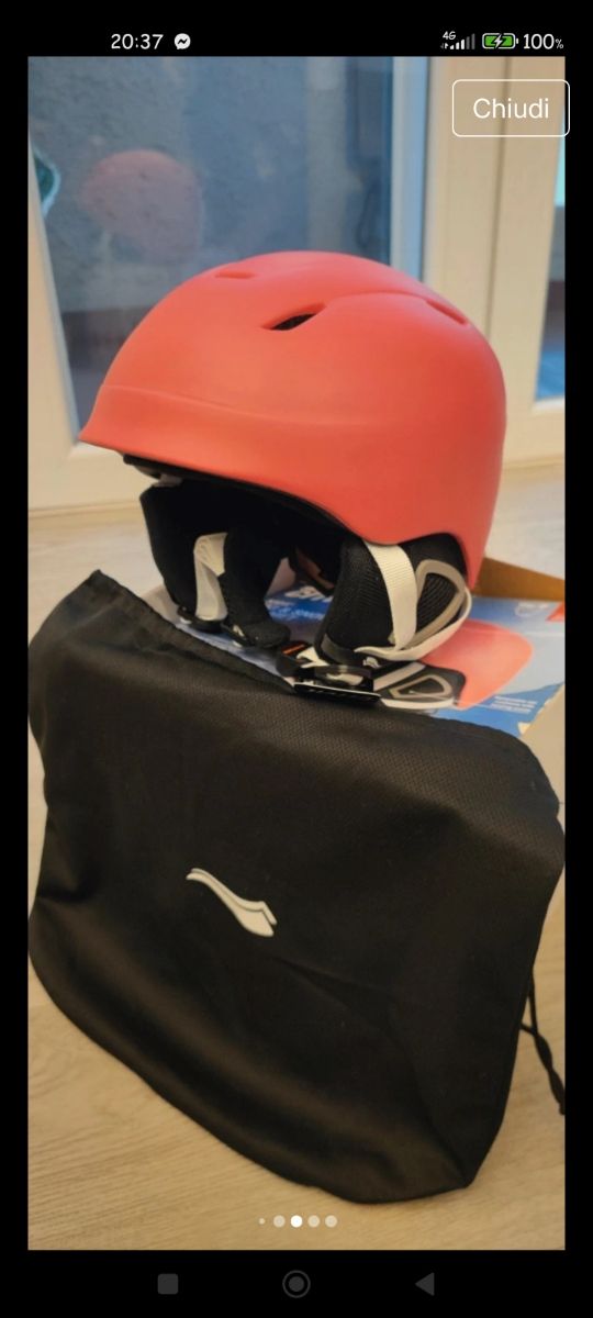 Casco da sci rosa Crivit