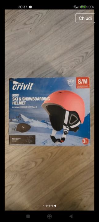 Casco da sci rosa Crivit
