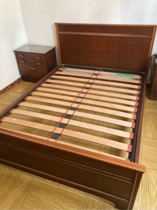 Cama somier y colchon Flex 135 x 185