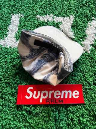 Gorra supreme bleached Chino camp cap Navy