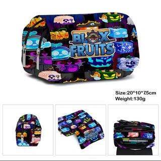 Estuche blox fruits con pegatinas