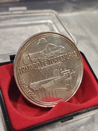 Moneda plata 1000 escudos 1994 Portugal