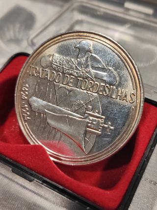 Moneda plata 1000 escudos 1994 Portugal