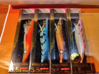 4 jibioneras squidmania wildchase 3.5
Precio lote