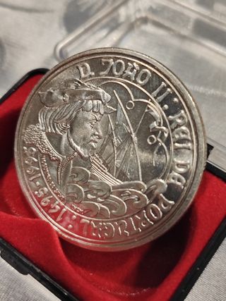 Moneda plata 1000 escudos 1995 Portugal
