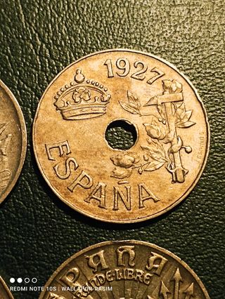 MONEDAS 25 CENT-1925-1927-1934-1937