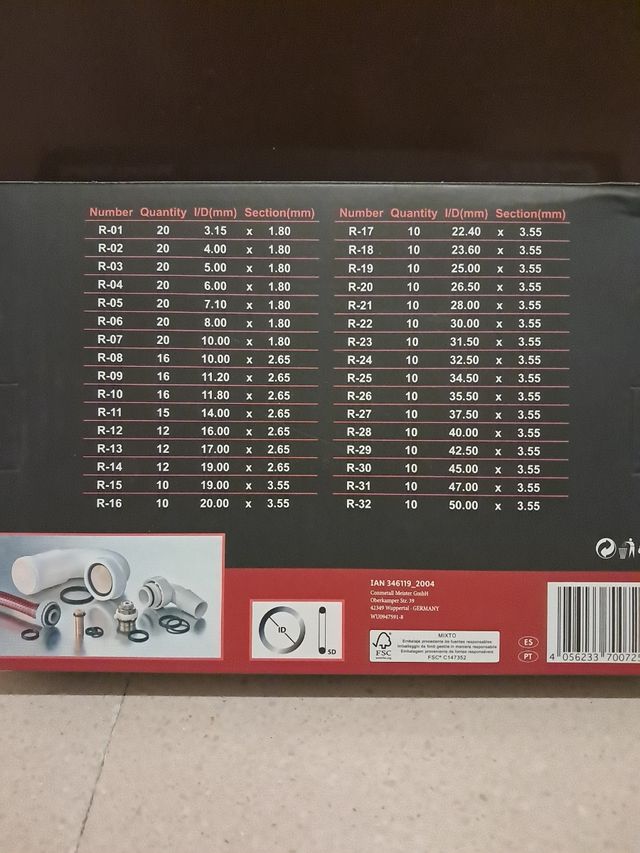 Juntas toricas 420 unidades