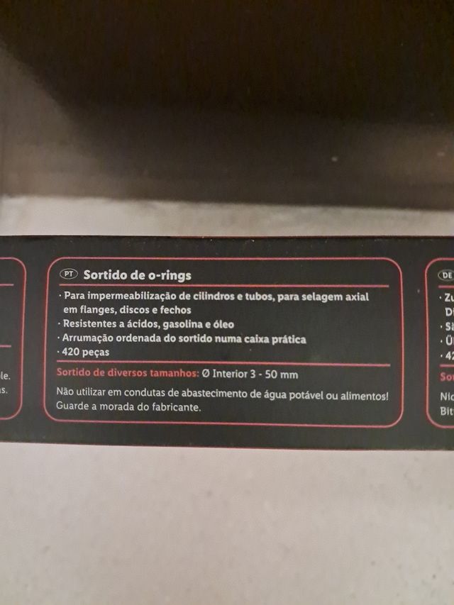 Juntas toricas 420 unidades