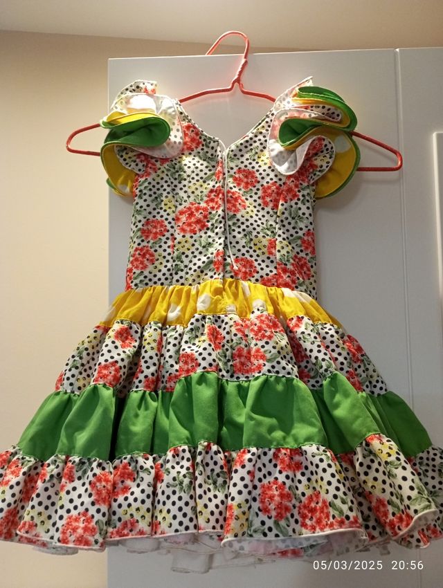 Traje flamenca Talla 3-4 años