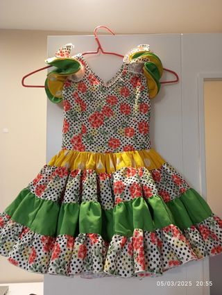 Traje flamenca Talla 3-4 años