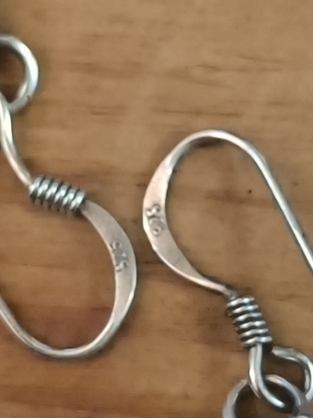 Orecchini pendenti in argento 925