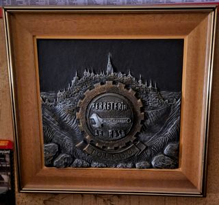 Cuadro Toledo bronce por Martín de Vidales.