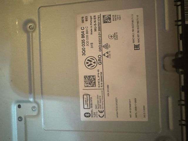 Radio volkwsgen tiguan