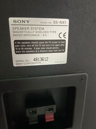 Altavoces Bluetooth 80w Sony .