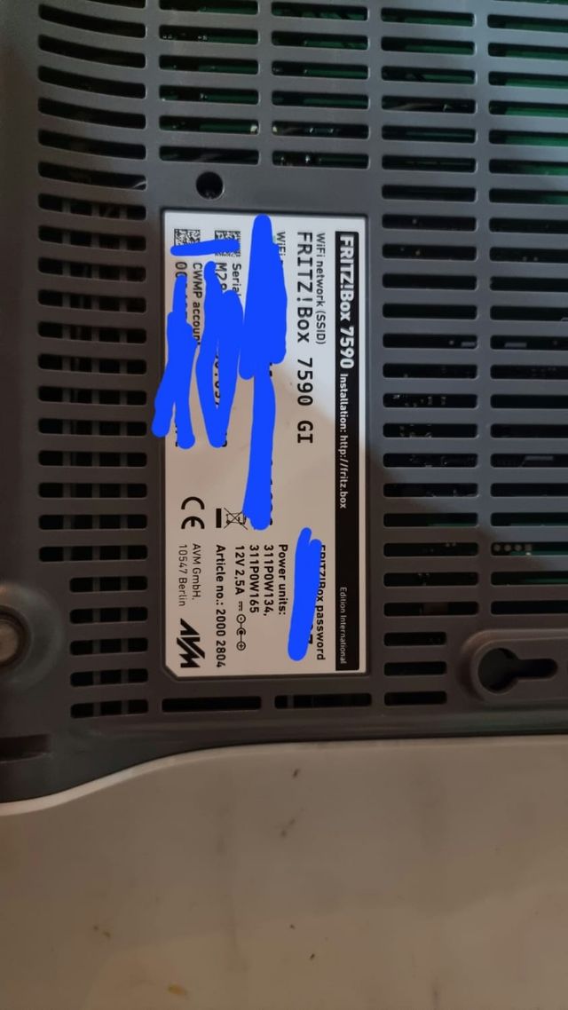 fritz box 7590 international