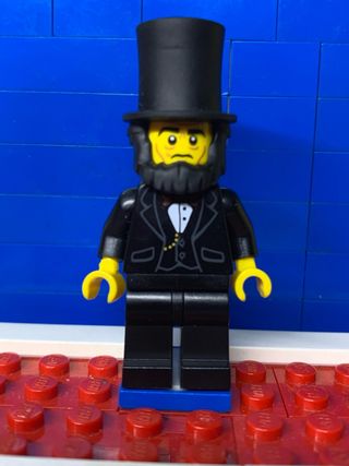 Lego Abraham Lincoln minifigure
