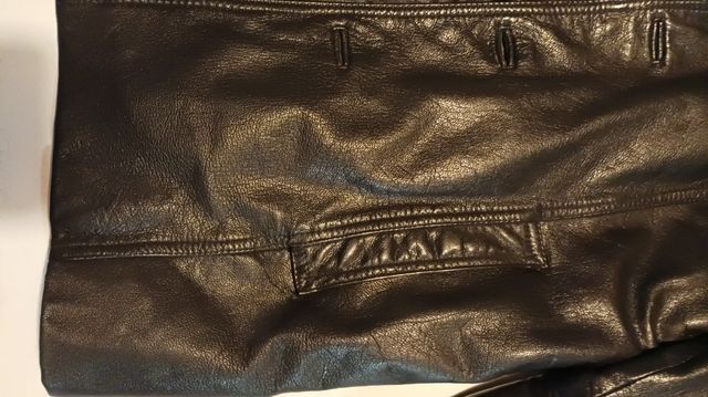 Casaco de couro Vintage