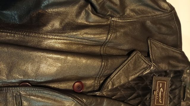 Casaco de couro Vintage