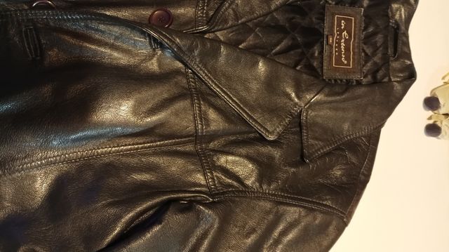 Casaco de couro Vintage