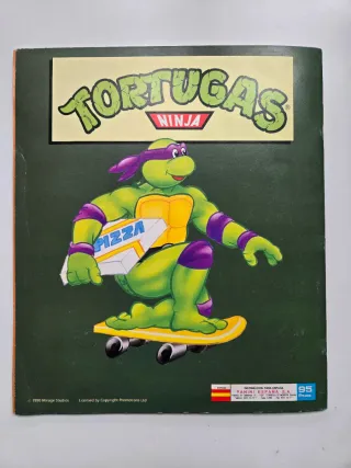 Album COMPLETO Tortugas Ninja PANINI