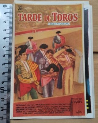 Lote de pequeños carteles de cine años '60