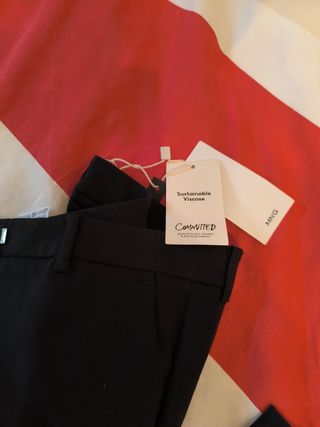 Pantalones negro de traje elásticos t 38