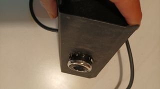 Botão eléctrico para máquina