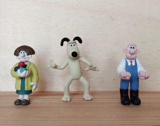 Figuras pvc Wallace y Gromith
