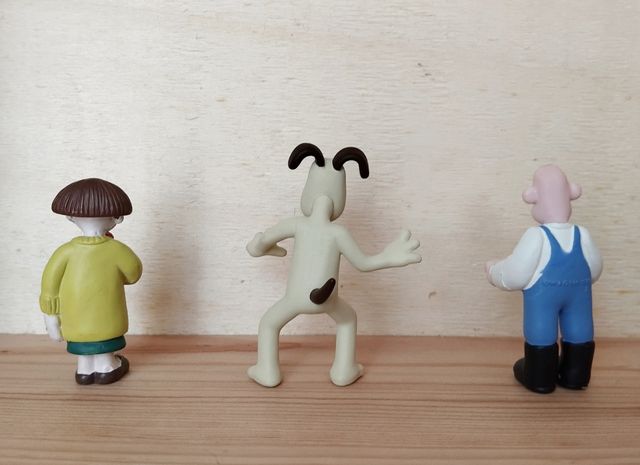 Figuras pvc Wallace y Gromith
