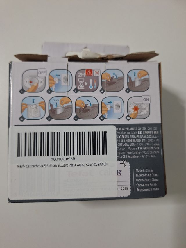 Cartuchos antical plancha Tefal