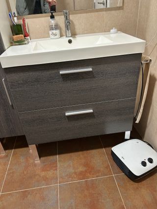 Conjunto de baño: mueble y armario