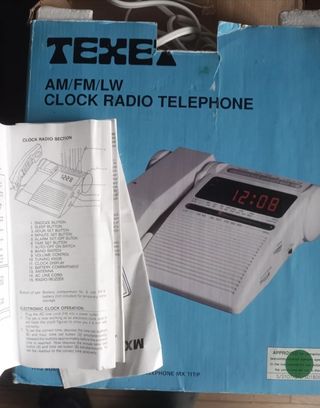 Teléfono Radio Despertador