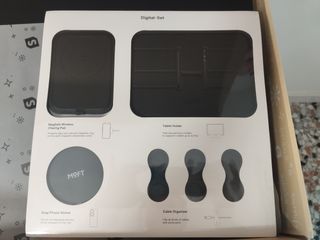 Set porta tableta, móvil, cojín portátil