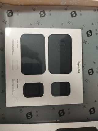 Set porta tableta, móvil, cojín portátil