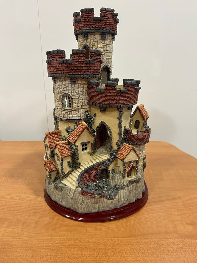 Castillo decorativo con luz