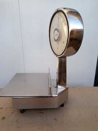 DINA Báscula de acero inoxidable