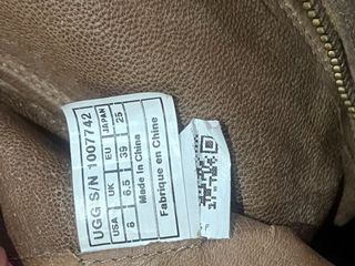 Botas Ugg piel beige T39